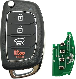 Remote control key 4 buttons for Hyundai 2015 2017 SONATA P/N: 95430-C1010/433 MHZ TQ8-RKE-4F16 (Black).. Experience hassle-free shopping with DIAYTAR NIGERIA's user-friendly platform and prompt delivery service.
