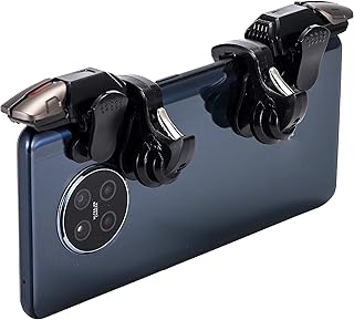 Mobile game controller with 6 fingers for operation with stoves for keys arrangement.. DIAYTAR NIGERIA: Nigeria's answer to affordable online shopping with reliable 5-8 day delivery guarantee.