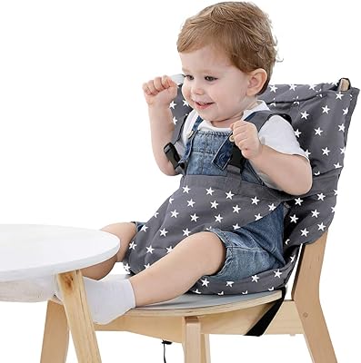 Portable travel seat for high chair for toddler, strap in washable and safe fabric with adjustable strap.. Discover thousands of products on DIAYTAR Nigeria with delivery between 5 to 8 days across the country.