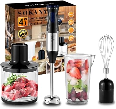 Hand mixer Arabic immersion 1000 W Multipurize 5 -speed versatile electrical mixer with blades.. Discover why thousands choose DIAYTAR NIGERIA for affordable products delivered in less than a week.