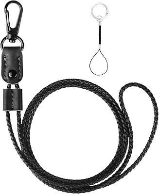 Goodrun strap for PU leather badge with clip identity card holder, keychain adjustable with neck, identity card holder for men and women-black.. DIAYTAR NIGERIA: The marketplace that brings affordable products to every Nigerian home in under 8 days.