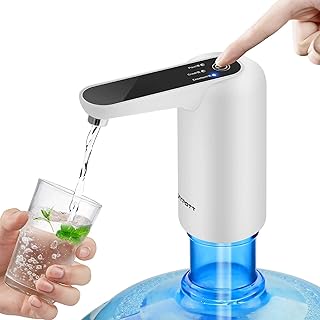 Portable water pump with water quality tester, pure universal wireless drinking water distributor of 3, 4, 5 gallons with USB electrical loading and automatic shutdown switch.. DIAYTAR NIGERIA transforms online shopping with competitive prices and dependable nationwide delivery.