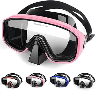 Panoramic glasses yf 180 degrees for adults and young people, anti -fog plug mask (pink).. DIAYTAR NIGERIA: The marketplace that brings affordable products to every Nigerian home in under 8 days.