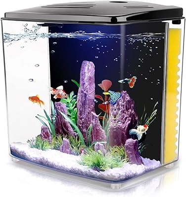 Mini aquarium Betta in self -cleaning acrylic with LED light and filter pump of 1.2 Gallon.. Save more, wait less — DIAYTAR Nigeria delivers faster than ever.