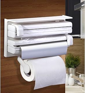 3 -in 1 aluminum paper lift - Triple portable triple paper dispenser for wrapping paper and aluminum foil.. Enjoy the simplicity of shopping with DIAYTAR NIGERIA, offering vast choices delivered in just 5-8 days.