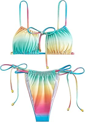 Bikini set two -piece printed for women, beach swimsuit, swimsuit in which you can swim.. DIAYTAR NIGERIA: Where shopping dreams come true with budget-friendly prices and nationwide shipping.