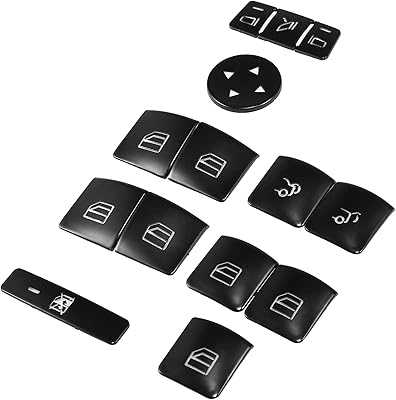 X Autohaux Interior De Car front left Right rear door armrest switching window buttons Passenger Driver Panel Black sticker For Mercedes Benz E550 2010-2015.. Don’t wait weeks — DIAYTAR Nigeria delivers your order in just a few days.