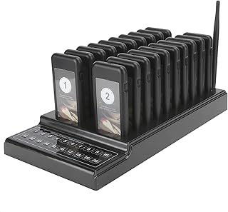 Talkie-walkie system receiver at 3 warning modes, wireless 20-channel transmitter with load indicator