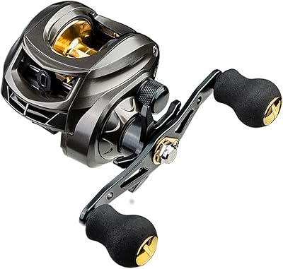 Fishing reel Baitcaster casting 7.2: 1 at high speed with brake.. DIAYTAR NIGERIA makes luxury accessible with our affordable prices and dependable delivery service.
