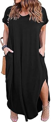 KACYSTORE DOWNLOOD DOCK STRONDENCED WITH LONG SALLE AND POCKES FOR WOMEN, Large size XL - 5X.. Experience the ultimate in shopping convenience with DIAYTAR NIGERIA's vast catalog and 5-8 day delivery.