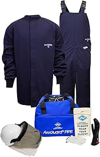 National Safety Apparel Kit2SC11LG09 Arcguard Ultrasoft Arc Flash Kit with short coat and overalls, 12 calories, large, size 9, navy blue.. Thousands of items at your fingertips — DIAYTAR Nigeria makes it happen.