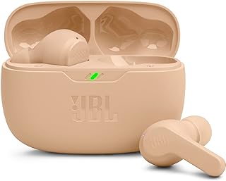 JBL Wavebeam True wireless headphones, deep bass, high quality sound, comfortable adjustment, 32 -hour battery, intelligent environment, talkthru, hands free, water and dust - beige, jblwbeambeg.. Great products, lower prices, fast delivery — DIAYTAR Nigeria has it all.