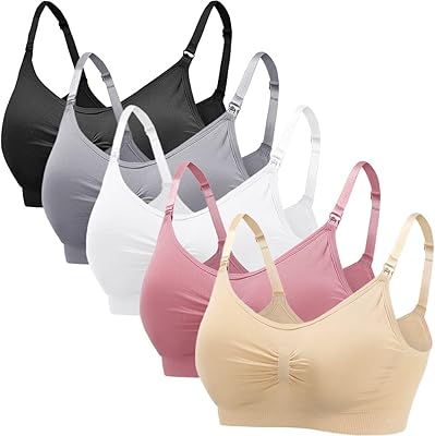 Breastfeeding bra, Maternity Board Board with Complete Coverage, Comfortable Breastfeeding Board, Lot of 5.. Transform your shopping experience with DIAYTAR NIGERIA's vast product selection delivered at unbeatable prices.