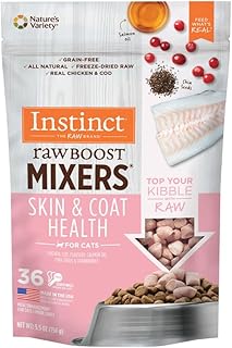 Improved raw dried mixtures without cereal instinct for skin and whole cat's cat coat, Variety's nature recipe, 5.5 oz, bag, bag.. Experience convenient online shopping on DIAYTAR Nigeria — wide selection and affordable delivery.