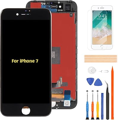 A-MIND LCD 3D touch screen assembly kit for 4.7-inch iPhone 7 compatible with the A1660, A1778, A1779 and Kit Full repair kit (Black).. Experience shopping freedom with DIAYTAR NIGERIA's vast selection and dependable nationwide shipping.