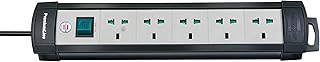 Brennenstahl Multi-Stages 5-lane extension series with 3M extension cable, sheets adapted to American and European, black/gray grip, made in Germany.. Nigeria's e-commerce leader delivers unmatched variety and value to your doorstep in just 5-8 days.