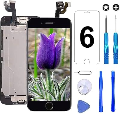 Brenonnac LCD Black replacement LCD screen for iPhone 6 with camera.. Fast delivery, fair prices, and full variety — only on DIAYTAR Nigeria.