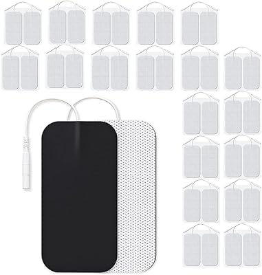 Package of 20 tens EMS electrodes for physiotherapy electrodes stickers, neuromuscular masseur, 5 x 9 cm (spindle), reusable self-adhesive stamp.. Navigate countless options with DIAYTAR NIGERIA's comprehensive marketplace and budget-friendly shipping.