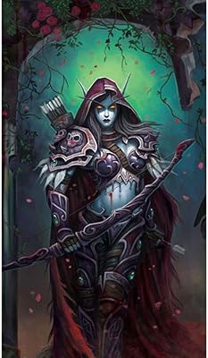 (11x16 inches) Diamond 5d to do it yourself "World of Warcraft" Windrunner Round Strass Cross Point Interior Gift Decoration.. DIAYTAR NIGERIA: Revolutionizing accessibility to quality products at budget-friendly prices across Nigeria.