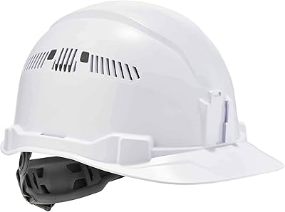 Ergodyne - Rigid Ventilated Style 60144 helmet, ratchet suspension, C series, 8972, white descriptions, white.. DIAYTAR NIGERIA transforms online retail with unbeatable prices and consistent delivery timeframes.