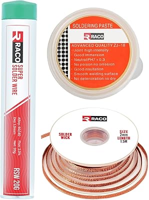 Raco DIY welding dough kit + desouder wire.. DIAYTAR NIGERIA delivers affordability and convenience to your doorstep within 8 days of purchase.