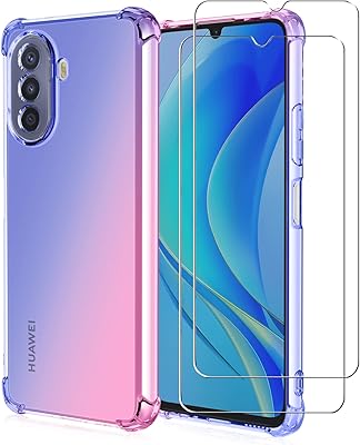 Huawei Network Network Nova Y70 / Y70 Plus 4G with tempered glass screen protector [2 pieces] Transparent protection shell in flexible anti -scratch and zamon antichoc - blue / pink antichoc.. Looking for great deals without compromising on quality? DIAYTAR Nigeria brings you thousands of top products at affordable rates, delivered straight to your doorstep.