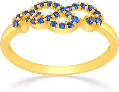 Malabar ring for women gold plated and diamonds, size 22 carats - nzr380.. DIAYTAR NIGERIA: Empowering Nigerians with access to affordable products and reliable 5-8 day delivery.
