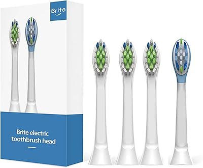 Head of electric toothbrush of British spare, 4 rooms, compatible with British RS-1 and RS-2 (white).. The future of Nigerian shopping is here — DIAYTAR Nigeria.