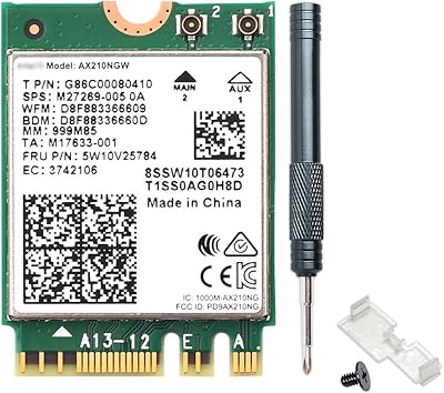 WiFi 6e AX210ngw card wireless AX BT5.2 M.2 2230 Tri-Bande Extend the.. DIAYTAR NIGERIA: Where thousands of products meet affordable prices and reliable 5-8 day delivery.