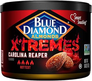 Blue almond candies Xtremes Carolina Reaper Snacks flavored with nuts, 170 g closing boxes (1).. Your complete shopping solution, DIAYTAR NIGERIA offers extensive choice with competitive prices and delivery.