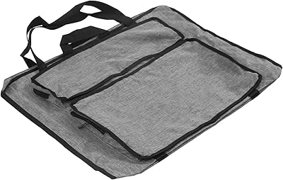 Sketch bag, large capacity, foldable, portable, simple classic art bag for storage of gray drawing tools.. Your shopping dreams realized through DIAYTAR NIGERIA's affordable platform with reliable delivery times.