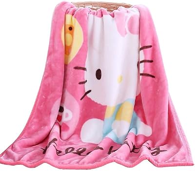 Sofa cover in fleece with cartoon print hello kitty oaklive, 56 x 40 inches (Kitty).. DIAYTAR NIGERIA makes every shopping desire a reality with affordable prices and delivery in 5-8 days.