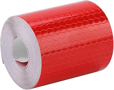 Sure reflective strip 5 cm x 3 m, warning sticker rollers for trailers, bikes, outdoor accessories Ruban Sure and reflective concept (red).. DIAYTAR NIGERIA: Where affordability meets variety in Nigeria's most comprehensive online marketplace.