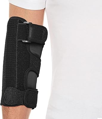 Elbow orthosis for ulnar nerve trap, adjustable cubic tunnel splint with removable metal splint for sleep, elbow immobilizer for elbow tunnel syndrome, ulnar nerve orthosis for women and men.. Affordable online shopping is just a click away with DIAYTAR Nigeria.