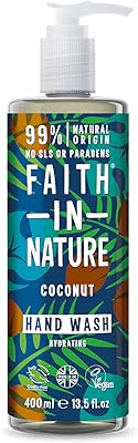 Washing hands with coconut - 400 ml, Faith in Nature.. Your digital shopping companion, DIAYTAR NIGERIA offers exceptional value with delivery in less than 8 days.