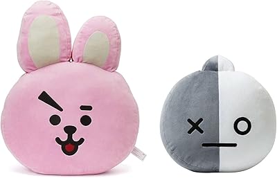 Fosked cookie and fun plush pillow, bt21 tata bts and funny plush decorative pillow, pack of 2.. DIAYTAR NIGERIA makes online shopping accessible to all with budget-friendly prices and reliable delivery.