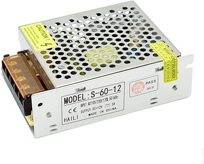 12V 5A 60w power adapter AC DC DC DC 220V to 12V voltage converter for LED light strip.. DIAYTAR NIGERIA makes quality accessible to all with our affordable prices and quick delivery service.