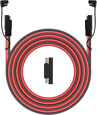 16AWG 25 feet SAE to SAE extension cable, Quick Disconnection Connector Compatible with the SAE socket of the solar panel (16AWG-25 feet).. Transform your online shopping experience with DIAYTAR NIGERIA's affordable and diverse marketplace.