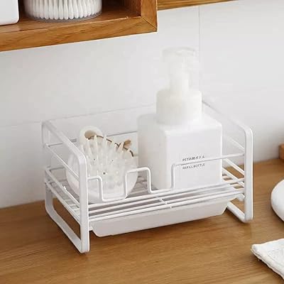 RAKSTORE Kitchen sponge carriers, kitchen sink organizer with drain tank, bottle of drain liquid and storage support for brushes, sink cleaning tools organizer for kitchen.. Discover thousands of products on DIAYTAR Nigeria — from fashion and electronics to home goods. We guarantee quick delivery and competitive pricing across the board.