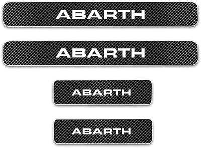 4 pieces protector of the exterior gate holder anti-scratch pedal sticker welcome accessories protective for fiat 500 abarth.. DIAYTAR NIGERIA: Where smart shoppers find everything they need at prices they can afford.