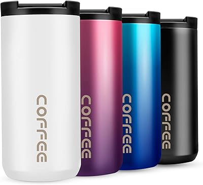 Double wall insulated coffee cup Woodvib in stainless steel, 350 ml (white).. DIAYTAR NIGERIA delivers on our promise of variety, affordability, and prompt nationwide service.