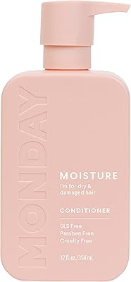 Post-shampoo Monday Hair Care Hydrating 12 Oz for dry, rough, overworked, rolled and frizzy hair, based on coconut oil, rice protein, shea butter and vitamin E, 100 % recyclable bottles (350 ml) (10434).. DIAYTAR NIGERIA brings the nation's largest product catalog to your doorstep at prices you'll appreciate.