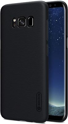 Black rigid shell Samsung Galaxy S8 Plus with screen protector, Nillkin brand.. DIAYTAR NIGERIA stands as your affordable shopping ally with nationwide delivery in just 5-8 days.