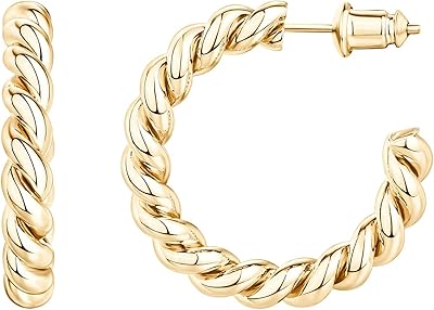 Running Round Creole Earrings In Sterling 925 Plated 14 Carats with cords.. Shop efficiently with DIAYTAR NIGERIA, offering thousands of products at unbeatable prices delivered promptly.