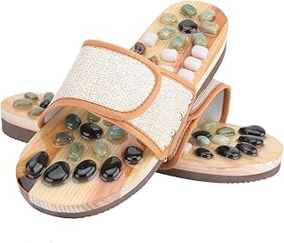 Foot massage slippers, reflexology massage shoes, unisex feet massage slippers, pretty footbooks, stimulating pressure points for men and women, size 42.. Shop for everything you need at DIAYTAR NIGERIA, with budget-friendly prices and quick delivery.