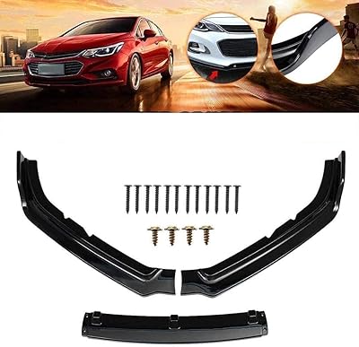 High quality ABS front bumper lip kit for Chevrolet Cruze 2017 2017 2018, Decorative body accessories with automatic adjustment, wear and lasting and sustainable.. Affordable shopping made easy on DIAYTAR Nigeria, with fast delivery from 5 to 8 days.