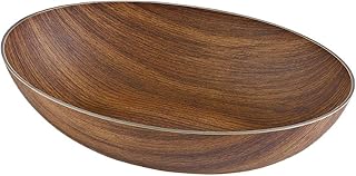 Eveline polystyrene oval wooden bowl to serve salad rice.. DIAYTAR NIGERIA: Where shopping is affordable, selection is vast, and delivery is always reliable.