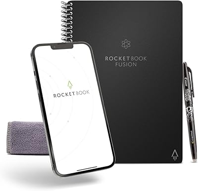 Rocketbook RocketBook Smart Fusion Calendar Lists of tasks and pages to take notes with pen.. Reliable delivery, all over Nigeria — that’s DIAYTAR Nigeria promise.