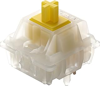 Pre-Lubrified Linear Keyboard Switch Gateon with 5-pin for MX mechanical keyboard (70 pieces, yellow).. Home to endless choices and pocket-friendly prices — DIAYTAR Nigeria.