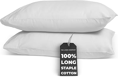Pillowcase - Lot of 2 - Pillowcase 200 threads - 50 x 75 cm - Pillowcase 100 % Cotton satin - Hypoallergenic pillowcases - Soft silk pillowcase with envelope.. DIAYTAR NIGERIA combines affordability with convenience, delivering your purchases within 5-8 days.